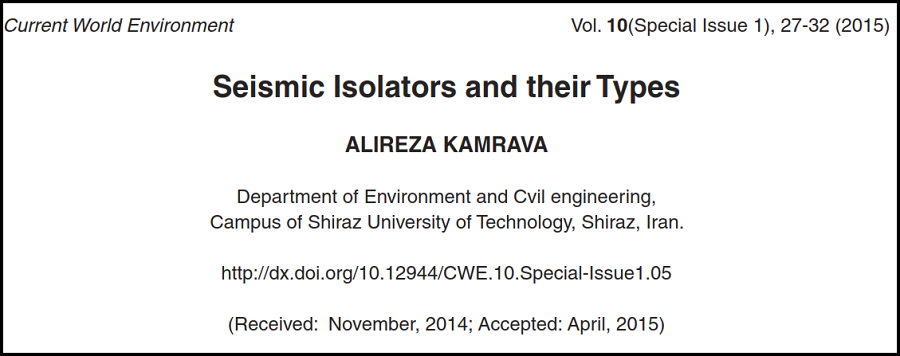 seismic isolator