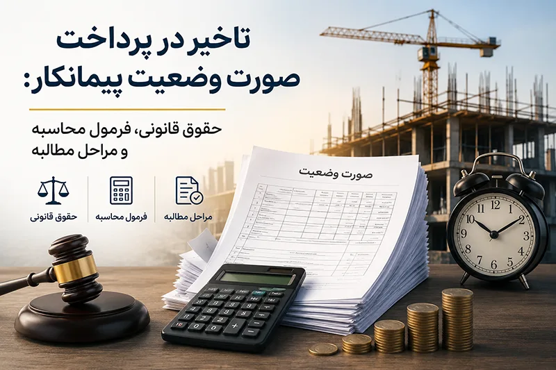 تاخیر در پرداخت صورت وضعیت پیمانکار